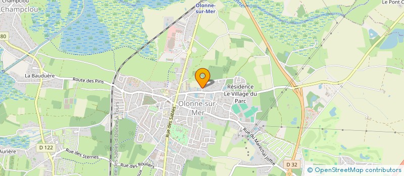 localisation de l'entreprise TAI JI OCEAN  LES SABLES-D'OLONNE