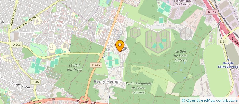 localisation de l'entreprise TAI JITSU FLEURY à FLEURY-MEROGIS