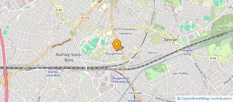 localisation de l'entreprise TAIBA VTC à SEVRAN