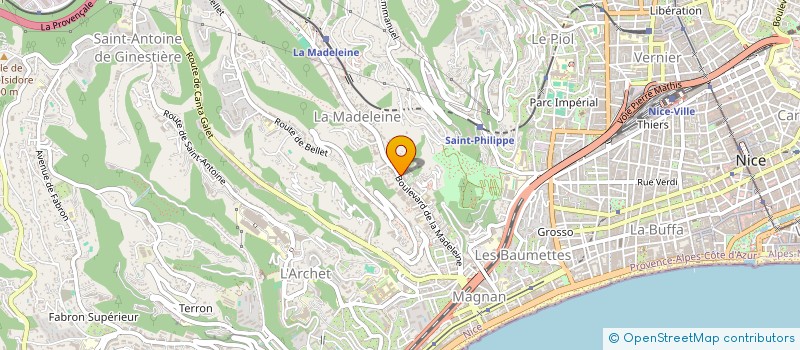 localisation de l'entreprise TAIBET à NICE