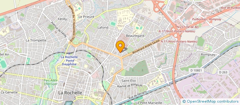 localisation de l'entreprise TAICHI CHEN 17  LA ROCHELLE