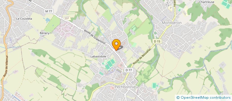 localisation de l'entreprise TAICHI QI GONG PECHBONNIEU  PECHBONNIEU