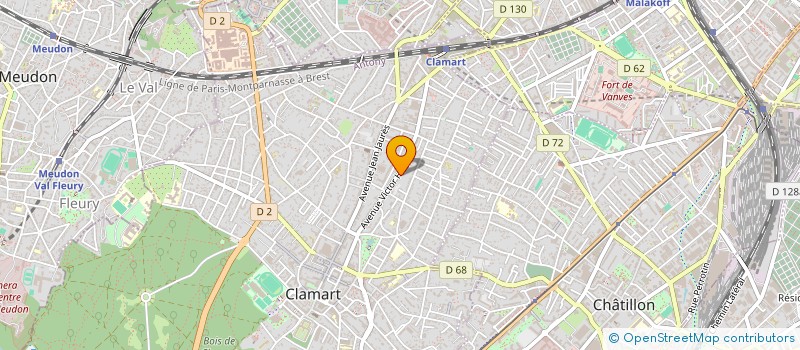 localisation de l'entreprise TAICHI TANG à CLAMART