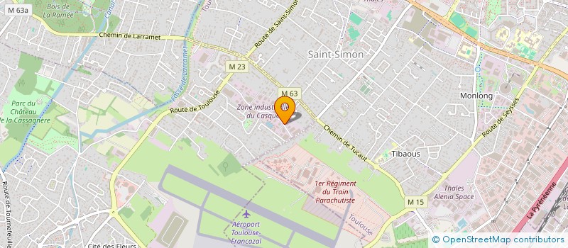 localisation de l'entreprise TAIF  CUGNAUX