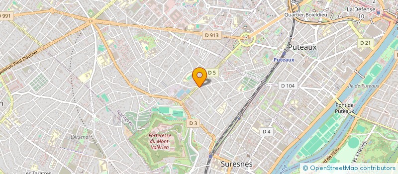 localisation de l'entreprise TAIGA à SURESNES