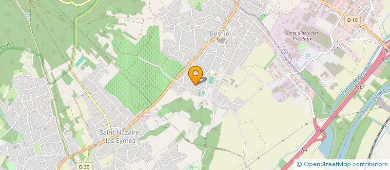 localisation de l'entreprise TAIGA  BERNIN