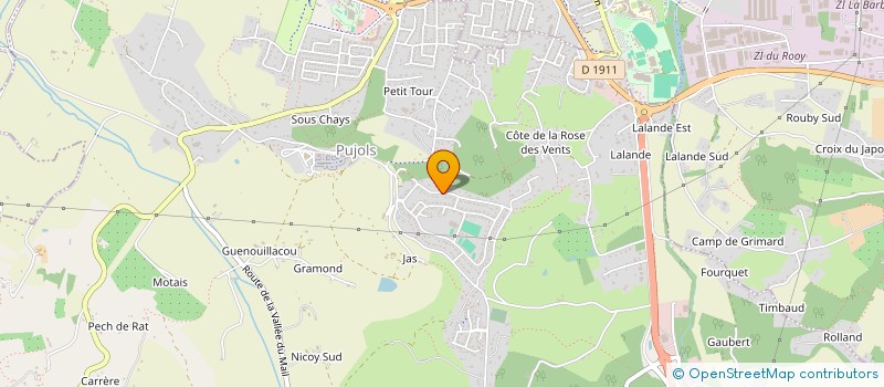 localisation de l'entreprise TAIGA  LEDAT