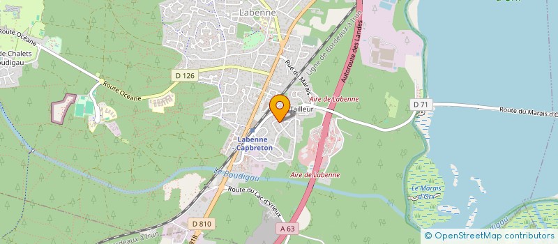 localisation de l'entreprise TAIGA  LABENNE