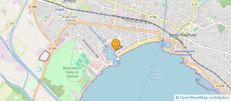 localisation de l'entreprise TAIGA à FREJUS