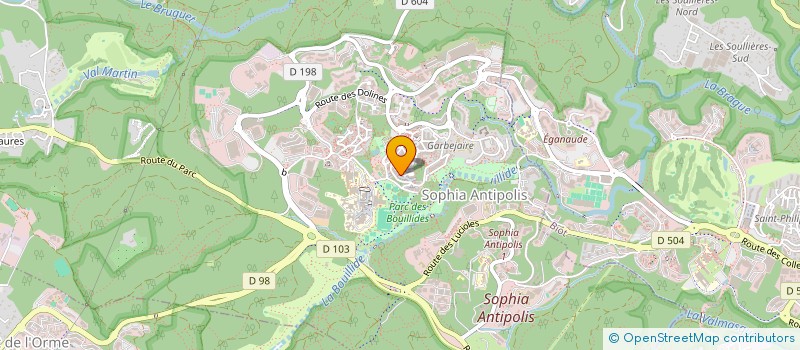 localisation de l'entreprise TAIJI LIN  VALBONNE