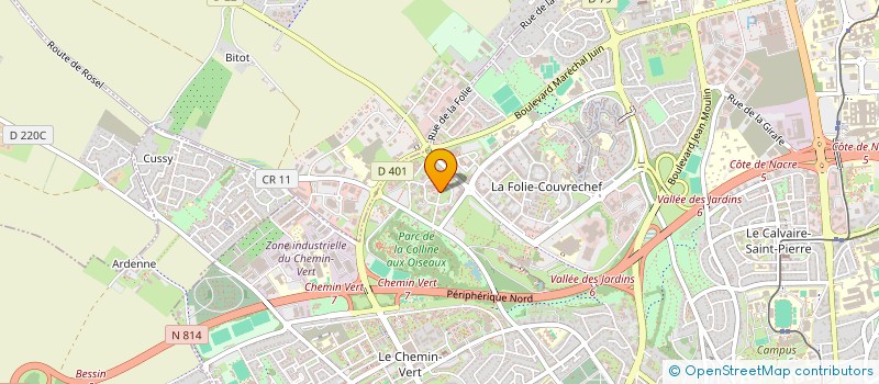 localisation de l'entreprise TAIKA à CAEN