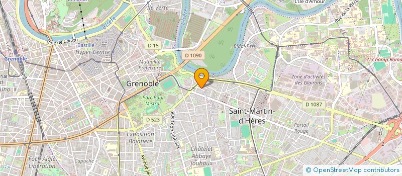 localisation de l'entreprise TAILFER ARCHITECTURE à GRENOBLE