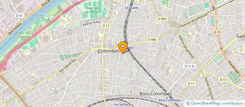 localisation de l'entreprise TAILHEFER  COLOMBES