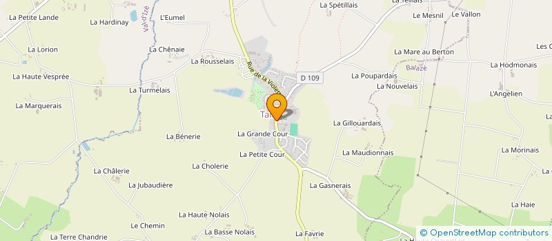 localisation de l'entreprise TAILL'CREONS  TAILLIS