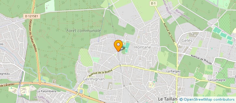 localisation de l'entreprise TAILLAN MEDOC VOLLEY-BALL  LE TAILLAN-MEDOC