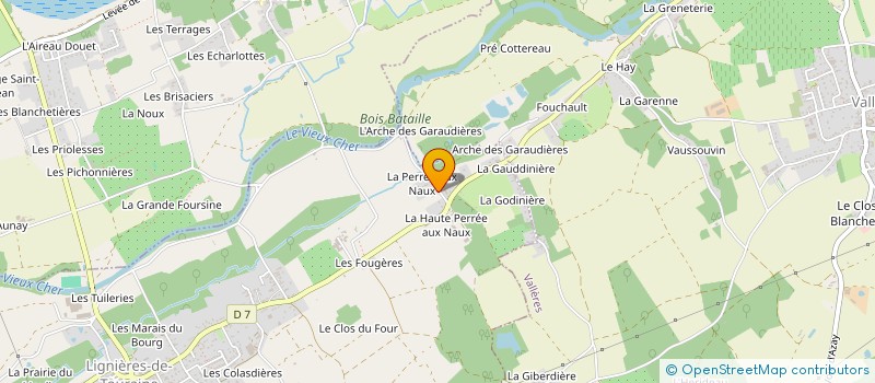 localisation de l'entreprise TAILLANDIER BURON  LIGNIERES-DE-TOURAINE