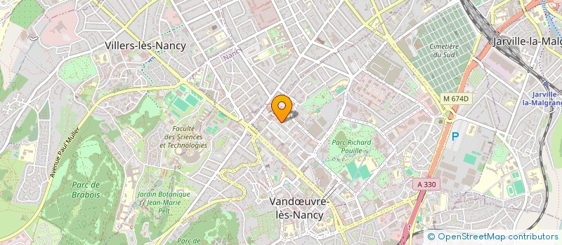 localisation de l'entreprise TAILLANDIER PIERRE ET SURGET BERNARD  VANDUVRE-LES-NANCY