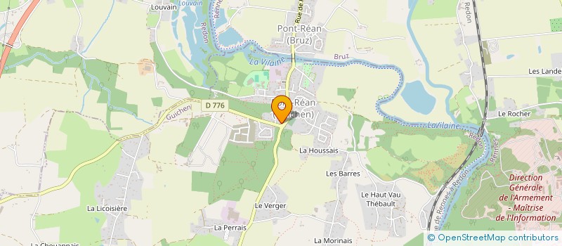 localisation de l'entreprise TAILLARD  GUICHEN