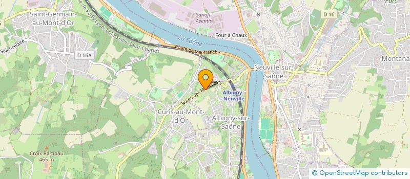 localisation de l'entreprise TAILLARD  ALBIGNY-SUR-SAONE