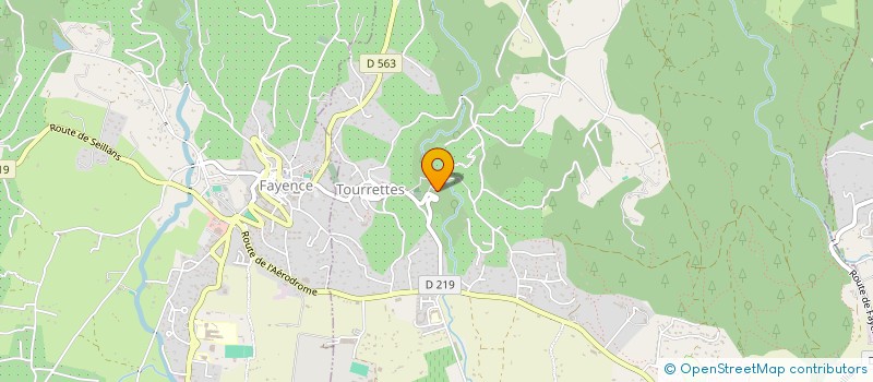 localisation de l'entreprise TAILLAT HOLDING  TOURRETTES
