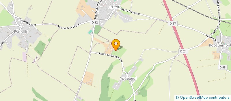 localisation de l'entreprise TAILLE DOUCE  YQUEBEUF