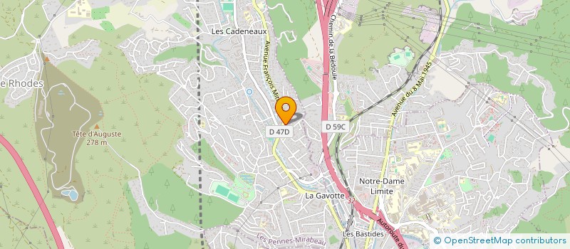 localisation de l'entreprise TAILLE FIN TFP à LES PENNES-MIRABEAU