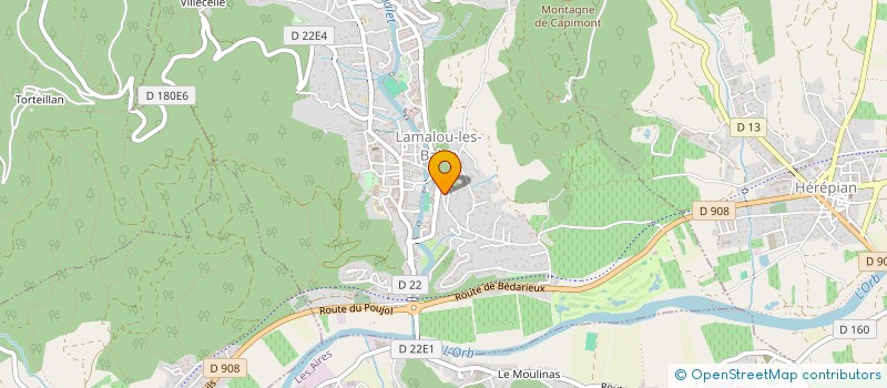 localisation de l'entreprise TAILLE ROC  LAMALOU-LES-BAINS