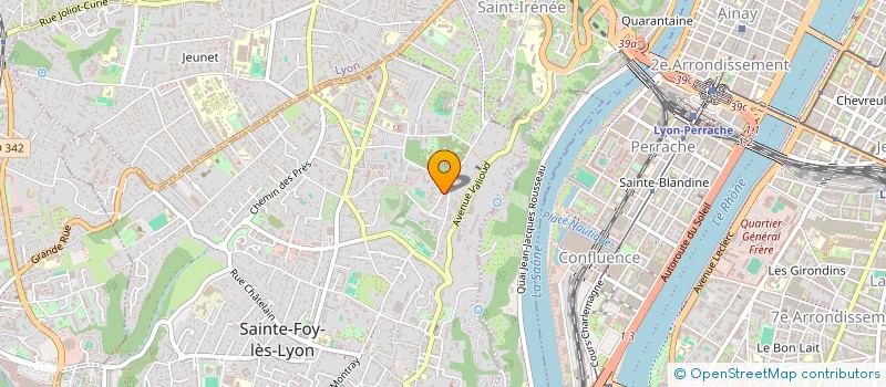 localisation de l'entreprise TAILLE VENT  SAINTE-FOY-LES-LYON