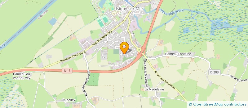 localisation de l'entreprise TAILLEPIED AJAA  ISIGNY-SUR-MER