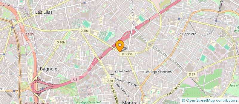 localisation de l'entreprise TAILLEUR ANICK à MONTREUIL