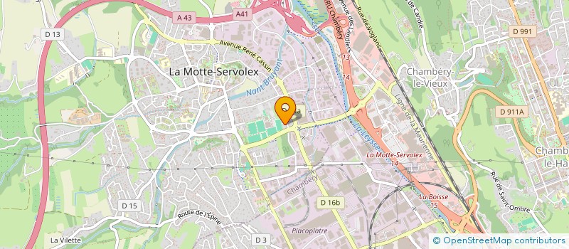 localisation de l'entreprise TAILLEUR RAULET  LA MOTTE-SERVOLEX