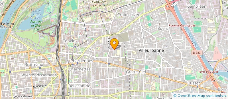 localisation de l'entreprise TAILLEURS DE PIERRES LYONNAIS à VILLEURBANNE
