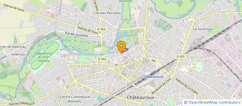 localisation de l'entreprise TAILLIEZ IMMOBILIER à CHATEAUROUX
