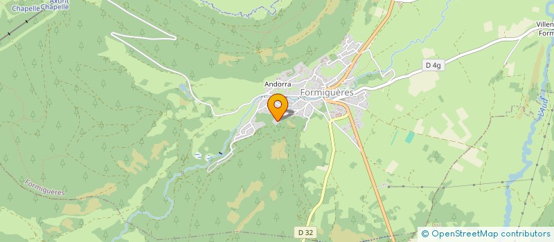 localisation de l'entreprise TAILLOT  FORMIGUERES