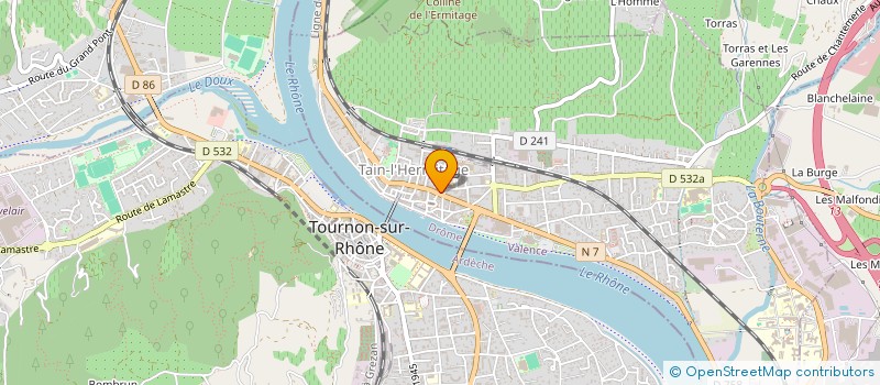 localisation de l'entreprise TAIN ET BASILIC  TAIN-L'HERMITAGE