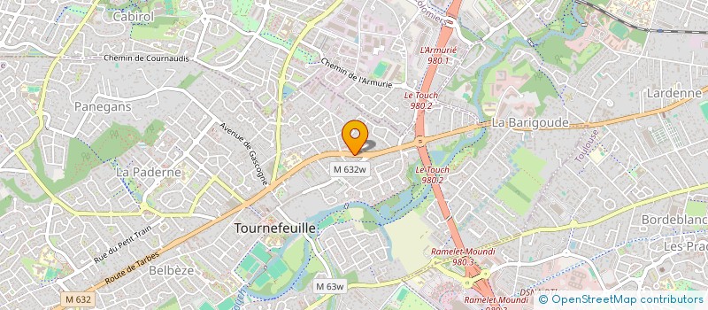 localisation de l'entreprise TAINA à TOURNEFEUILLE