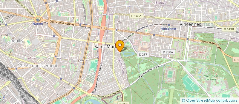 localisation de l'entreprise TAINA  SAINT-MANDE