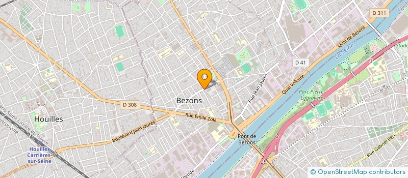 localisation de l'entreprise TAINAM à BEZONS