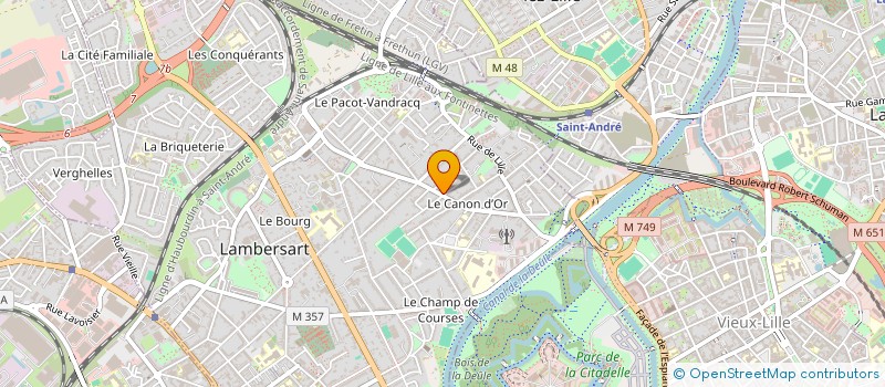 localisation de l'entreprise TAINE à LAMBERSART