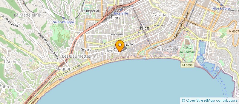 localisation de l'entreprise TAING ET KAY à NICE
