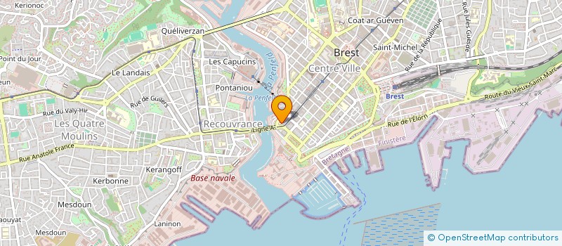 localisation de l'entreprise TAINOS à BREST