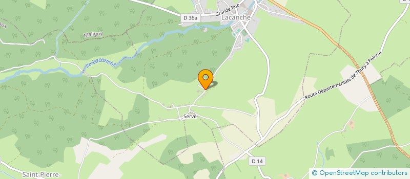 localisation de l'entreprise TAINTURIER V. ET A.  LACANCHE