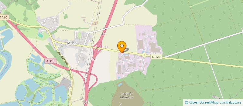 localisation de l'entreprise TAIRCLAIM  ATTON