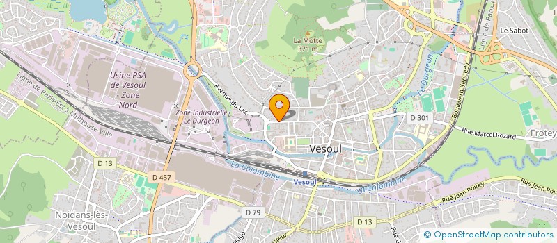 localisation de l'entreprise TAIRECO  VESOUL