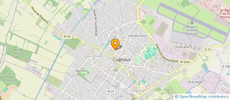 localisation de l'entreprise TAIS  CUGNAUX