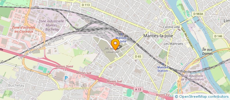 localisation de l'entreprise TAISMA  MANTES-LA-VILLE