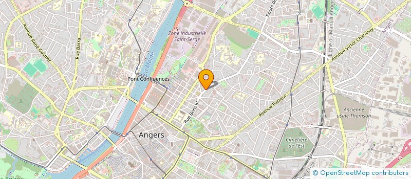 localisation de l'entreprise TAIT MAXIME à ANGERS