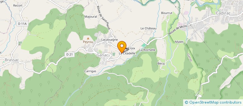 localisation de l'entreprise TAIX à GANAC
