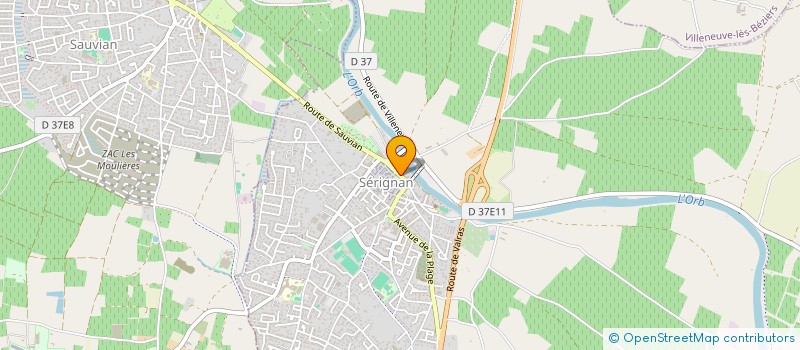 localisation de l'entreprise TAIYAKING  SERIGNAN