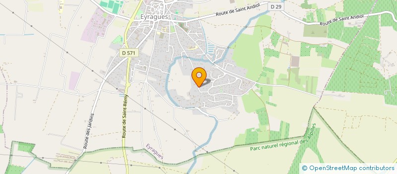 localisation de l'entreprise TAJ  EYRAGUES